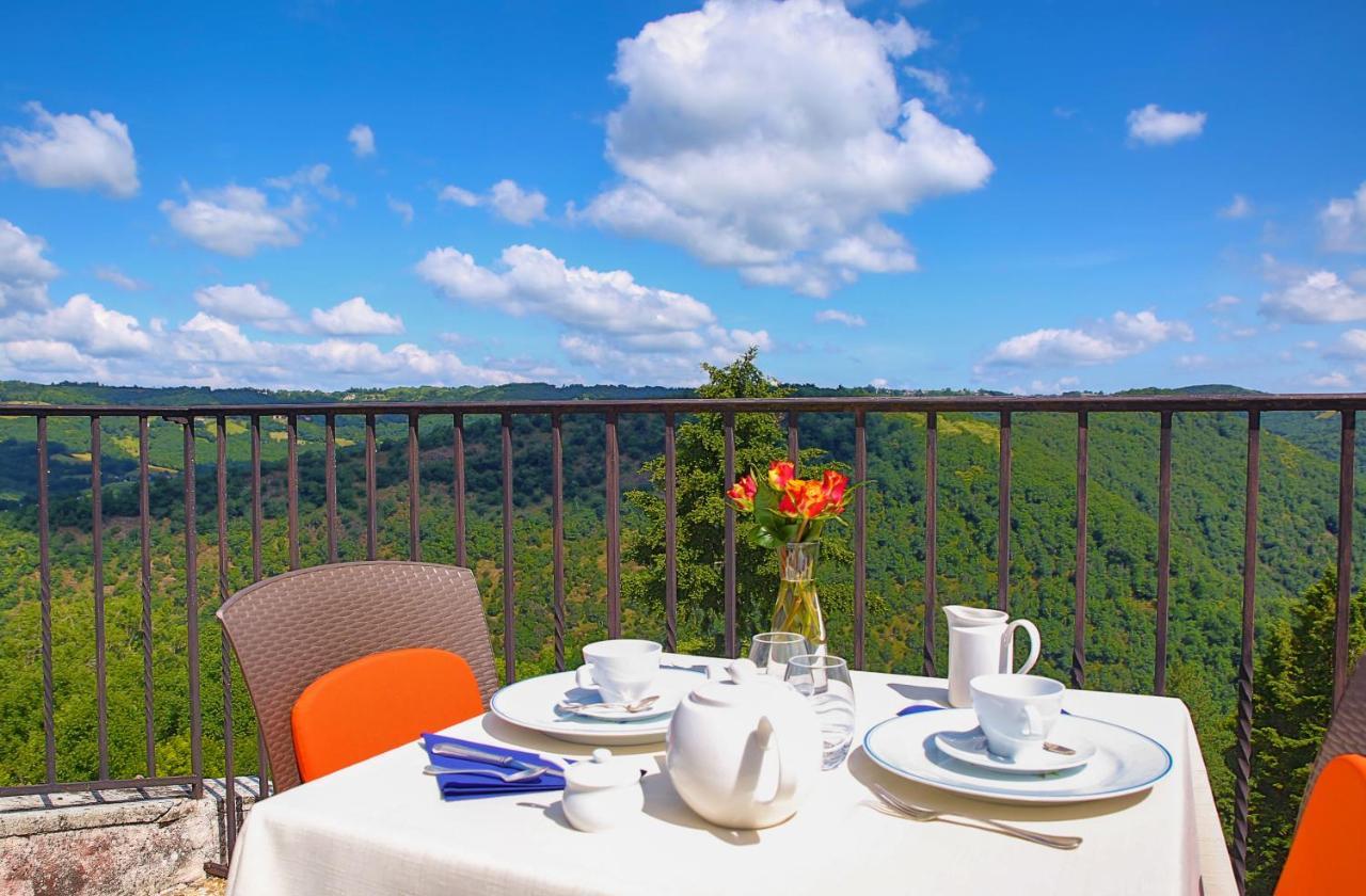 L'Oustal Del Barry Hotel Najac Kültér fotó
